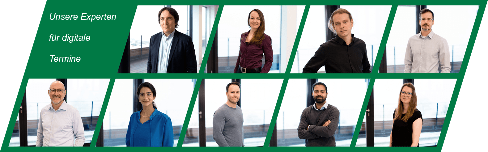 Unsere Experten für digitale Termine im Bereich Abwassertechnik