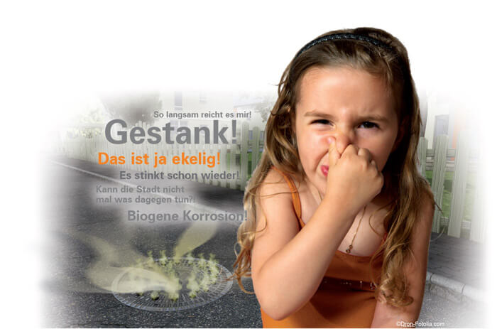 Geruchsbelästigung durch das Kanalnetze für Anwohner vermeiden.